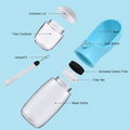 Portable Pet Water Bottle & Snack Container