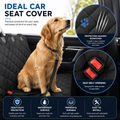 Quilted Dog Car Seat Cover - Waterproof & Scratch-Resistant Back Seat Protector