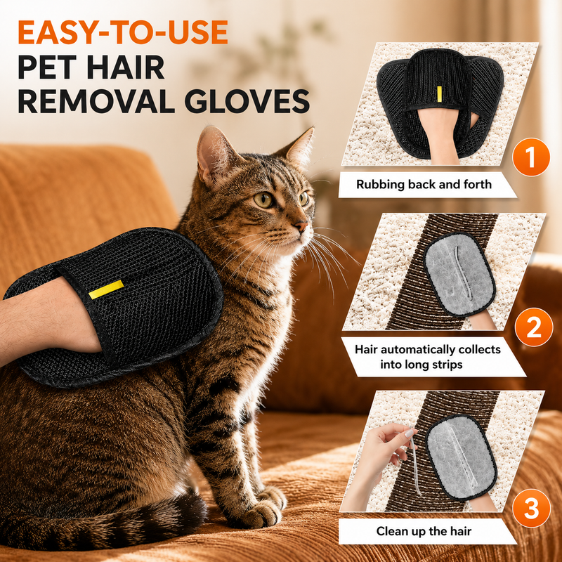 Premium Pet Hair Remover Glove